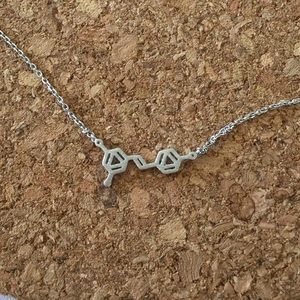 Wine molecule Necklace